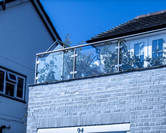 roof terrace balustrade